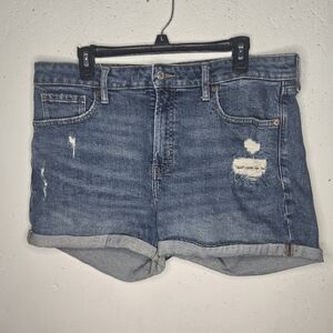 Old Navy Distressed Blue Jean Shorts